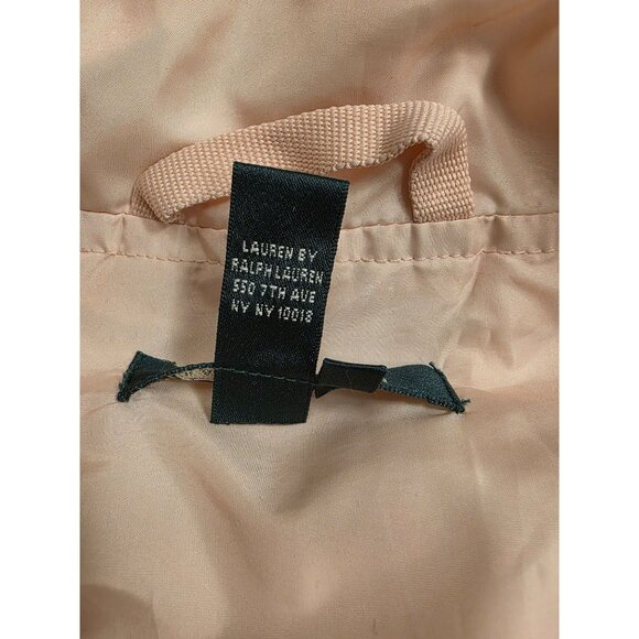 Lauren Ralph Lauren Down Quilted Blush Pink Puffer Vest Plus 3X Pockets Snaps - Picture 6 of 6